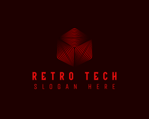 Tech Cyber Cube logo design