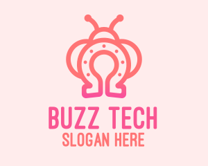 Bug - Lucky Horseshoe Bug logo design