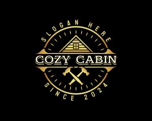 Cabin - Cabin Renovation Carpentry logo design