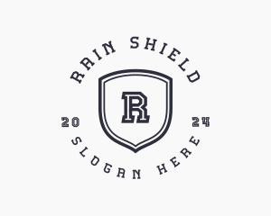 Sports Varsity Shield logo design