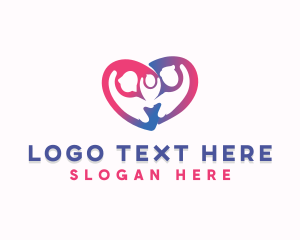 Organization - Family Care Heart logo design