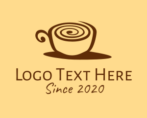 Creme - Snail Coffee Cup logo design
