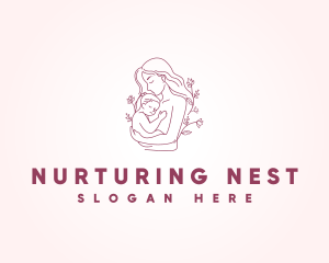 Parent - Motherhood Parental Care logo design