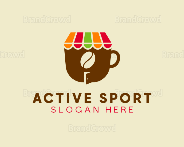 Cafe Coffee Bean Logo