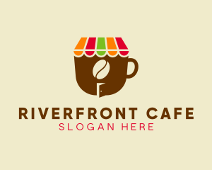 Cafe Coffee Bean logo design