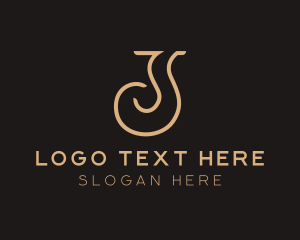 Lines - Creative Minimalist Company Letter J logo design