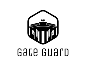Gate - Germany Brandenburg Gate logo design