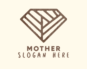 Ranch - Brown Rustic Diamond logo design