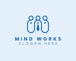 Coworking Employee Job  logo design