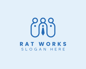 Coworking Employee Job  logo design