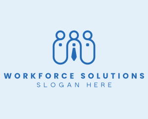 Employee - Coworking Employee Job logo design