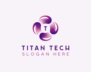 Artificial Intelligence Tech App logo design