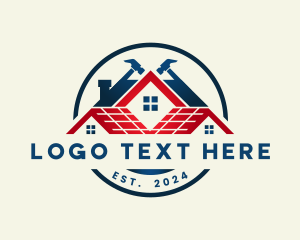 Attic - Hammer Repair Contractor logo design