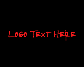 Horror - Bloody Horror Wordmark logo design