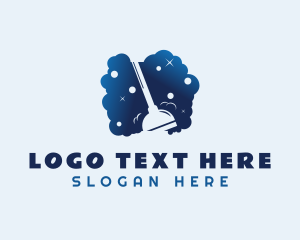 Blue - Housekeeping Suds Plunger logo design