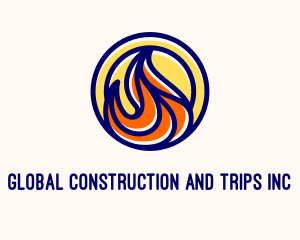 Blaze - Solar Fire Energy logo design