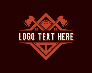 Craft - Builder Carpenter Axe logo design