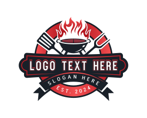 Grill Cooking Barbeque Logo