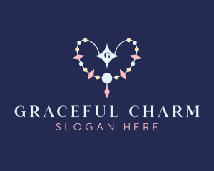 Necklace Beaded Charms logo design