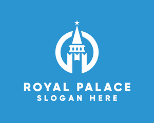 Palace - Modern Tower Castle logo design