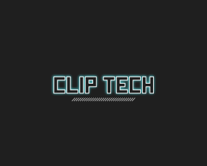 Cyberpunk Tech Gaming logo design