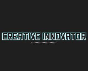 Inventor - Cyberpunk Tech Gaming logo design