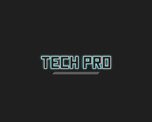 Cyberpunk Tech Gaming logo design