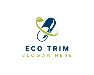 Eco Pill Pharmacy logo design