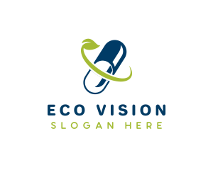 Eco Pill Pharmacy logo design