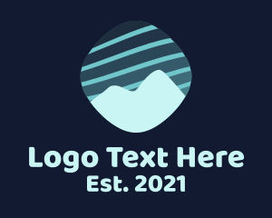 Land - Mountain Summit Travel logo design