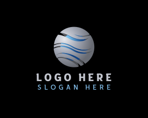 Film - 3D Global Media Sphere logo design