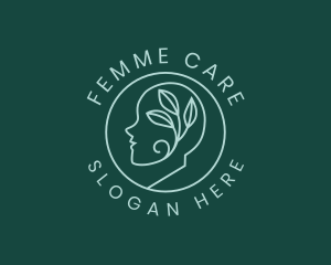 Eco Leaf Mental Care logo design