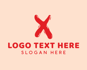 Energy Drink - Liquid Soda Letter X logo design