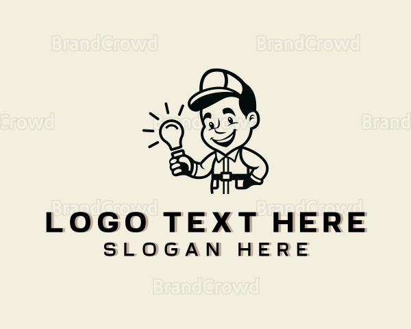 Electrician Handyman Repair Logo