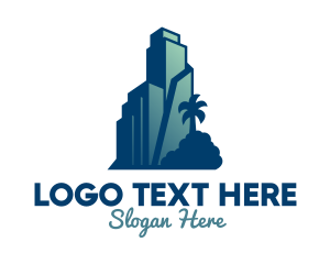 Engineer - Tropical City Building logo design