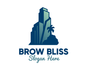 Tropical City Building  logo design