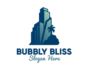 Tropical City Building  logo design