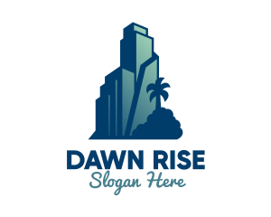 Tropical City Building  logo design