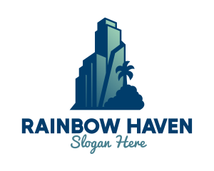 Tropical City Building  logo design