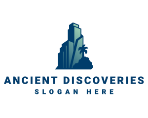 Tropical City Building  logo design