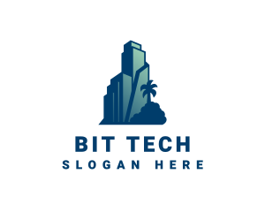 Tropical City Building  logo design