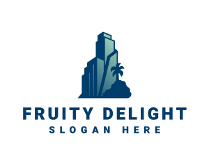 Tropical City Building  logo design