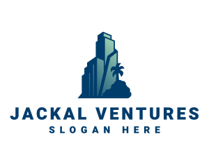 Tropical City Building  logo design