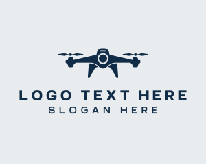 Aerial - Drone Camera Videography logo design