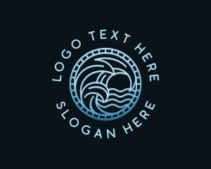 Tide - Sea Surfing Wave logo design