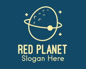 Yellow Egg Planet  logo design