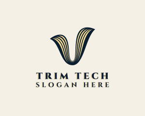 Trim - Stylist Barber Studio Letter V logo design