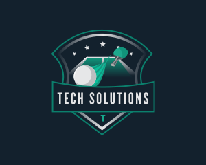 Atletic - Table Tennis Sports Tournament logo design