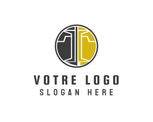 Professional Legal Letter T  Logo