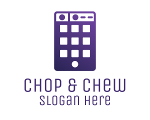 App - Purple Smartphone App logo design